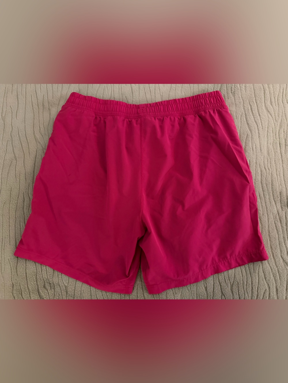 RHONE Magenta Athletic Elastic-Waist Shorts